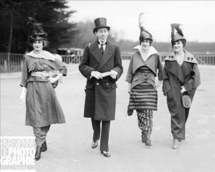 Dressed for the races, paris,1912